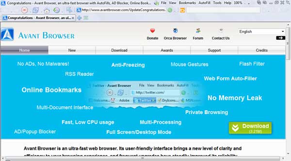 Браузер Avant Browser